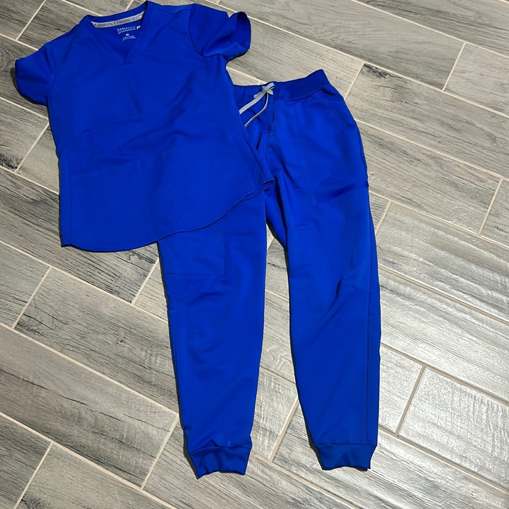 Fabletics Royal Blue Scrubs